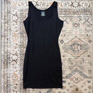 Assets by Spanx Red Hot Label Body-Smoothing Tank Dress - Black - XL